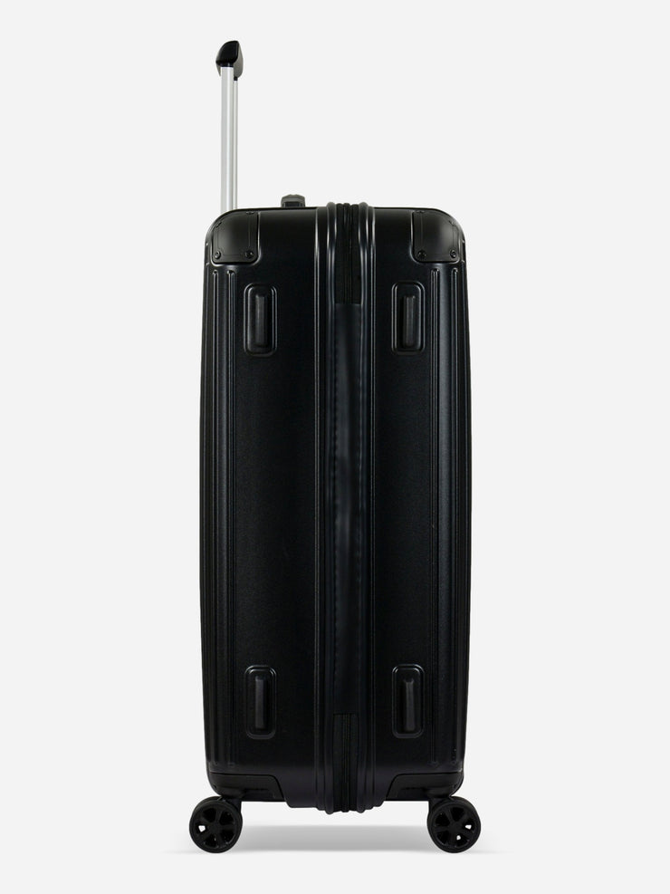 Eminent Move Air Neo Medium Size Polycarbonate Suitcase Black Side View