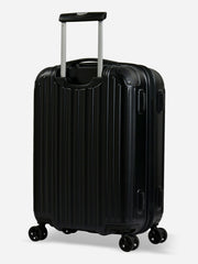 Eminent Move Air Neo Cabin Size Polycarbonate Suitcase Black Back Side