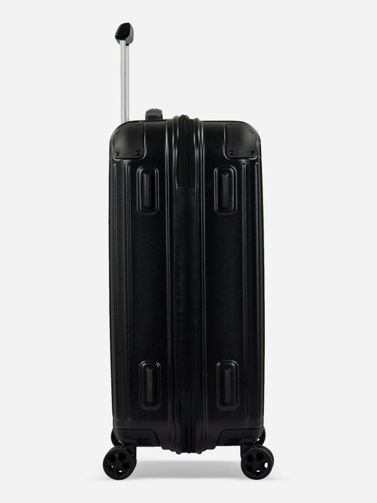 Eminent Move Air Neo Cabin Size Polycarbonate Suitcase Black Side View