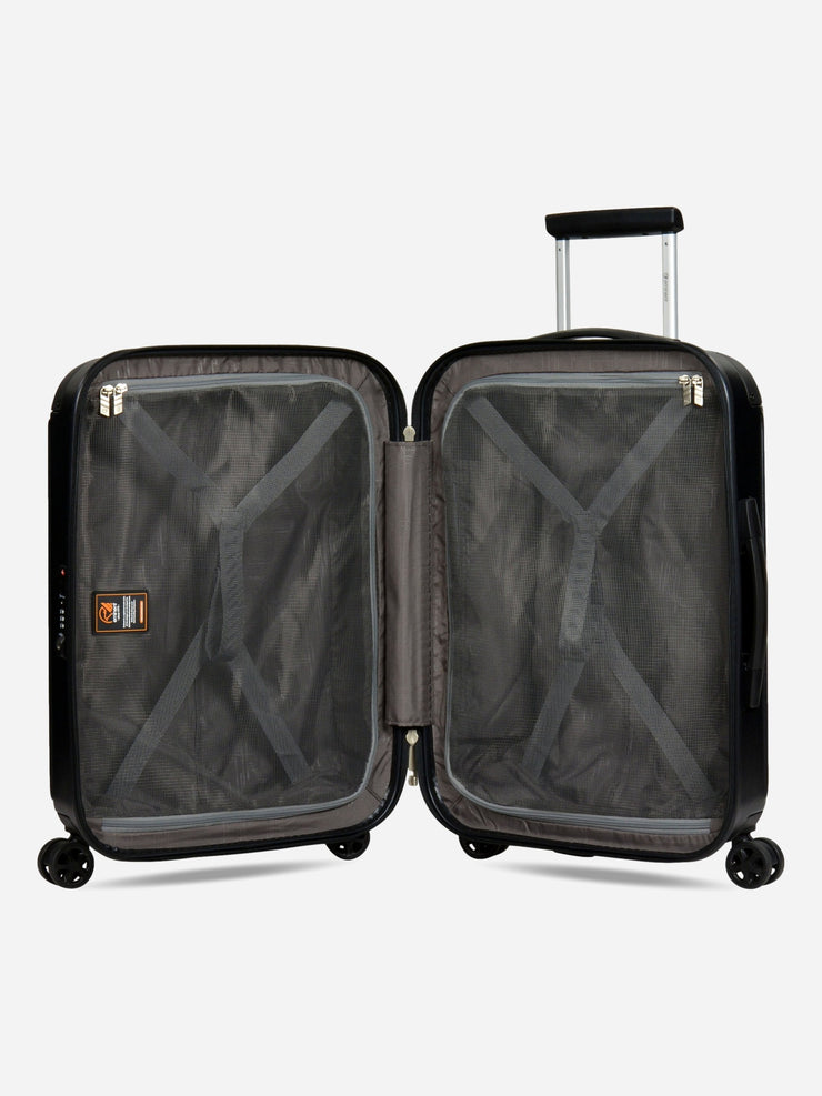 Eminent Move Air Neo Cabin Size Polycarbonate Suitcase Black Interior