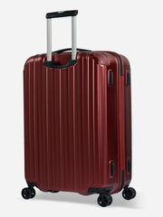 Eminent Move Air Neo Medium Size Polycarbonate Suitcase Red Back Side
