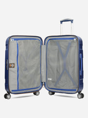 Eminent X-Tec Medium Size Polycarbonate Suitcase Blue Interior