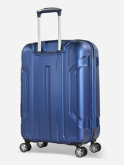 Eminent X-Tec Medium Size Polycarbonate Suitcase Blue Back Side
