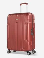 Eminent X-Tec Large Size Polycarbonate Suitcase Red Front Side