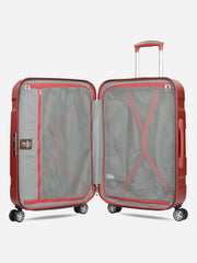 Eminent X-Tec Medium Size Polycarbonate Suitcase Red Interior
