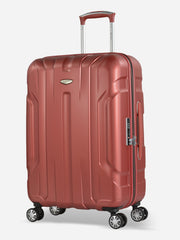 Eminent X-Tec Medium Size Polycarbonate Suitcase Red Front Side