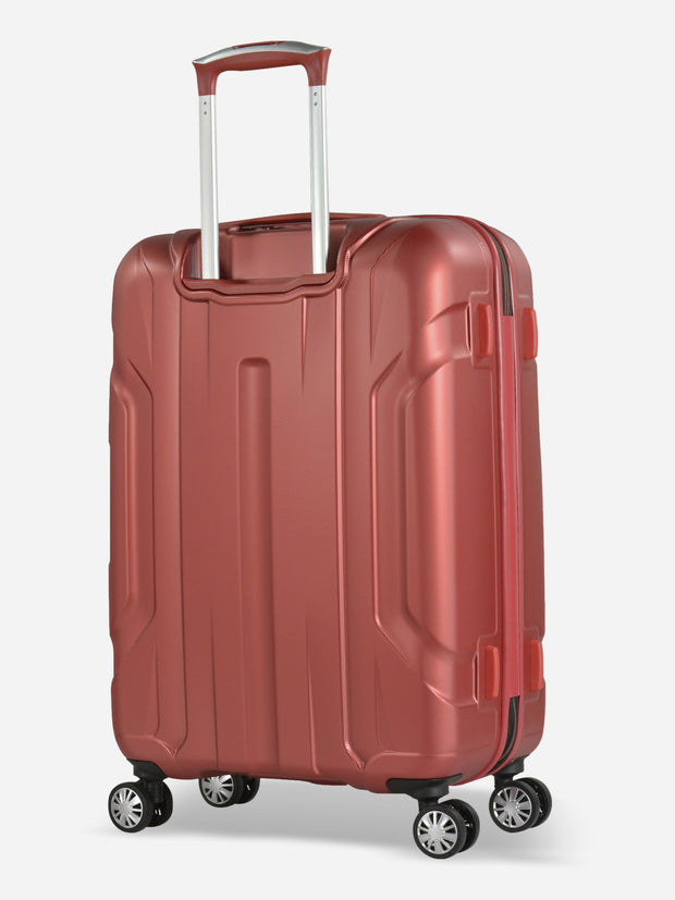 Eminent X-Tec Medium Size Polycarbonate Suitcase Red Back Side