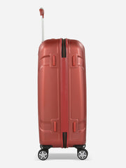 Eminent X-Tec Medium Size Polycarbonate Suitcase Red Side View