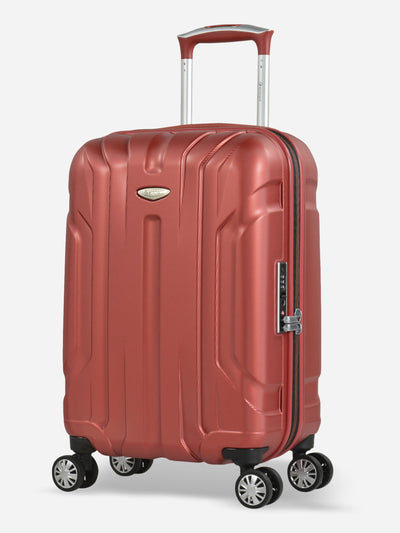 Eminent X-Tec Cabin Size Polycarbonate Suitcase Red Front Side