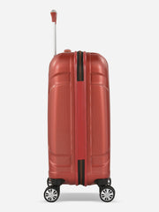 Eminent X-Tec Cabin Size Polycarbonate Suitcase Red Side View 