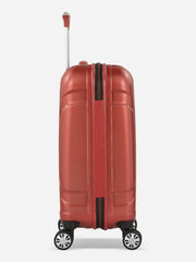 Eminent X-Tec Cabin Size Polycarbonate Suitcase Red Side View 