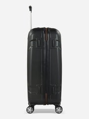 Eminent X-Tec Medium Size Polycarbonate Suitcase Black Side View