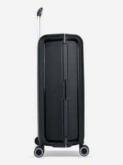 Eminent Vertica Medium Size Polypropylene Suitcase Black Side View