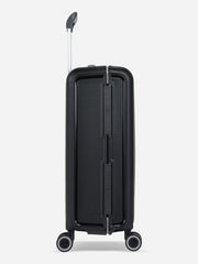 Eminent Vertica Cabin Size Polypropylene Suitcase Black Side View