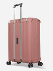 Eminent Vertica Medium Size Polypropylene Suitcase Rose Back Side