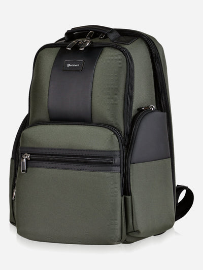 Eminent Travel Guard Laptop Backpack Green Front Side
