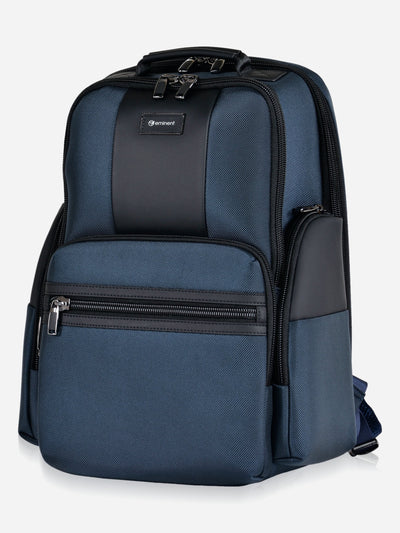 Eminent Travel Guard Laptop Backpack Blue Front Side