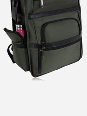Eminent Laptop Backpack Roadmaster Green Right Side Pocket
