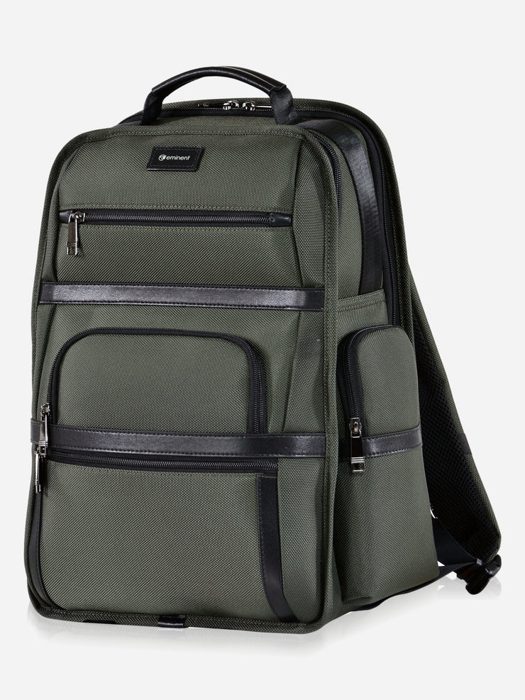 Eminent Laptop Backpack Roadmaster Green Front Side