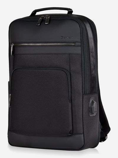 Eminent Urban Elite Laptop Backpack Black Front Side