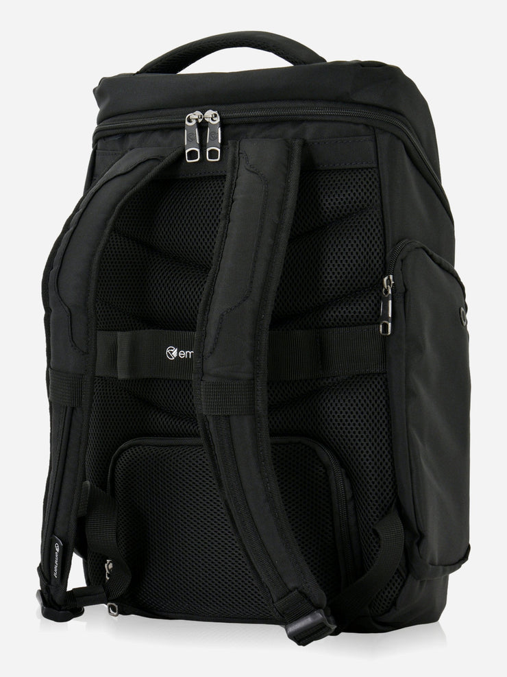Eminent Lift Laptop Backpack Black Back Side with Padding