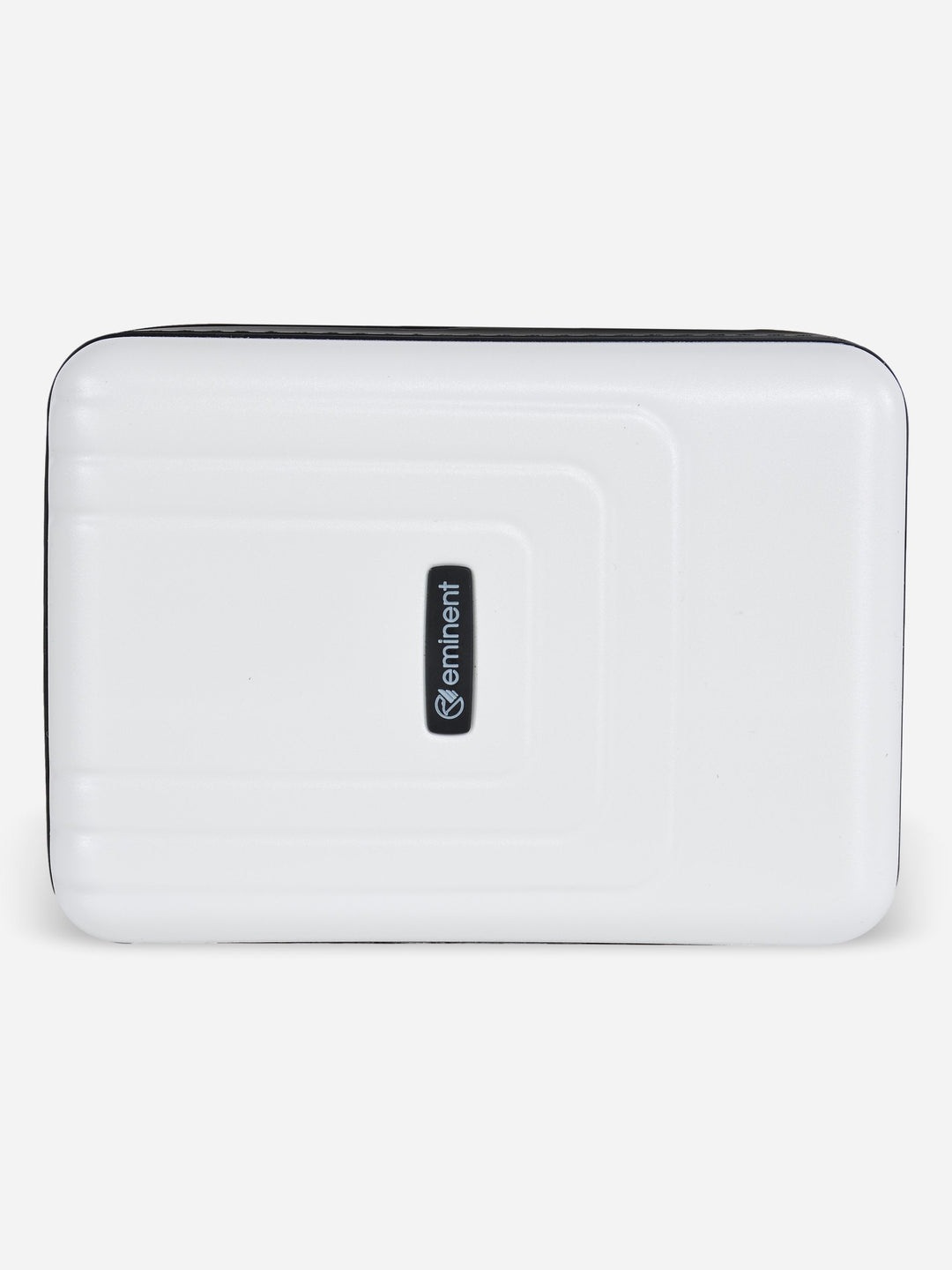 Eminent Polycarbonate Toiletry Bag White Frontal View