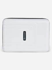 Eminent Polycarbonate Toiletry Bag White Frontal View