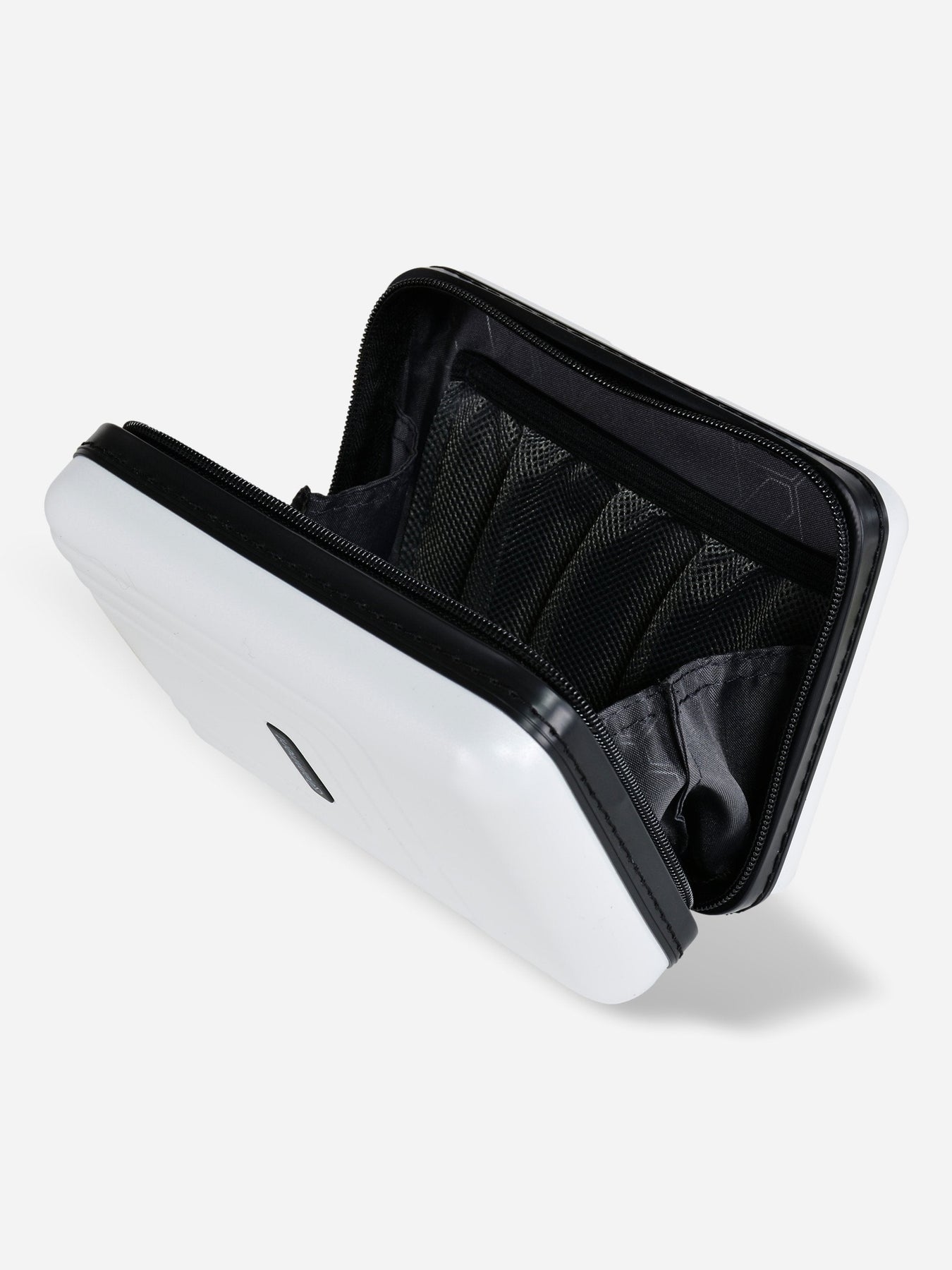 Clear Vinyl Toiletry Bag w/ Leatherette Accent (HP1115)