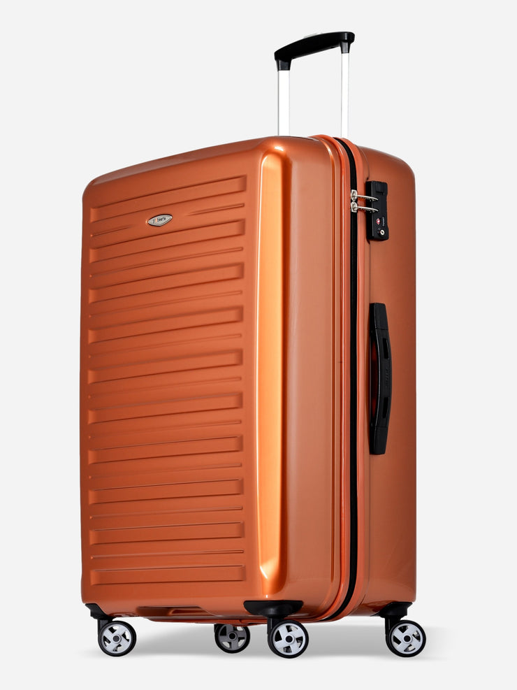 Probeetle by Eminent Voyager IX Large Size Polycarbonate Suitcase Orange Front Side
