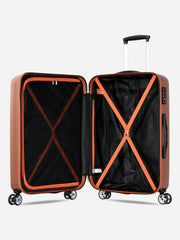 Probeetle by Eminent Voyager IX Medium Size Polycarbonate Suitcase Orange Interior