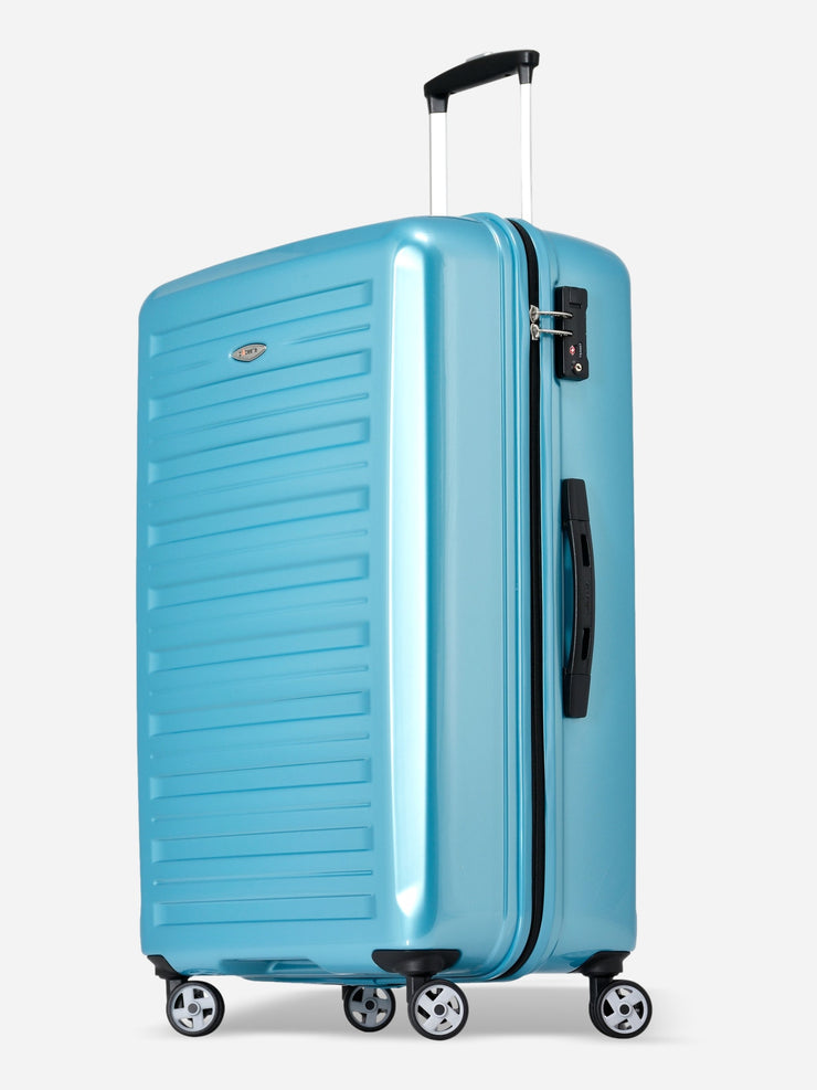 Probeetle by Eminent Voyager IX Large Size Polycarbonate Suitcase Turquoise Front Side