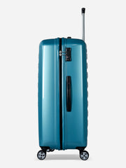Probeetle by Eminent Voyager IX Large Size Polycarbonate Suitcase Turquoise Side View