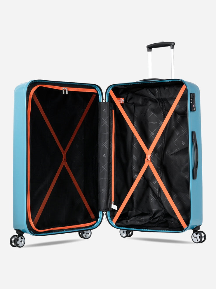 Probeetle by Eminent Voyager IX Large Size Polycarbonate Suitcase Turquoise Interior