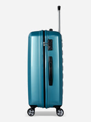 Probeetle by Eminent Voyager IX Medium Size Polycarbonate Suitcase Turquoise Side View