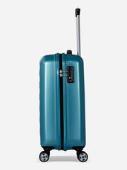 Probeetle by Eminent Voyager IX Cabin Size Polycarbonate Suitcase Turquoise Side View