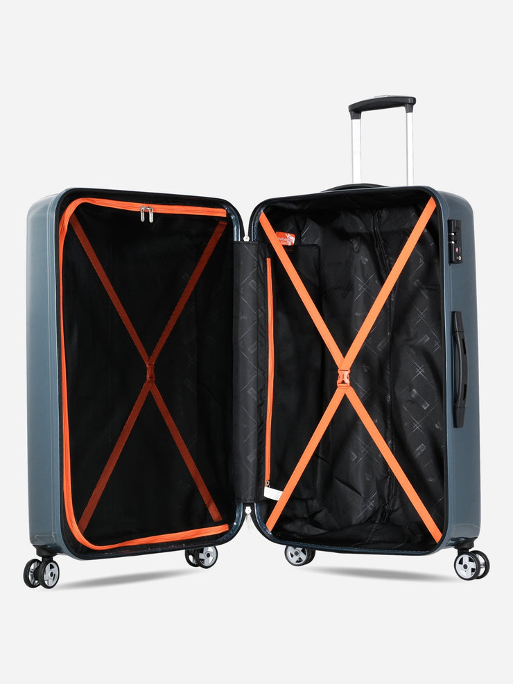 Probeetle by Eminent Voyager IX Large Size Polycarbonate Suitcase Graphite Interior