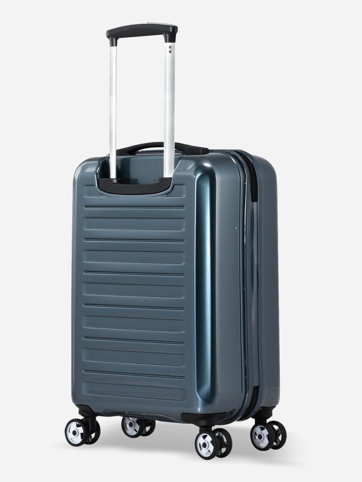 Probeetle by Eminent Voyager IX Cabin Size Polycarbonate Suitcase Graphite Back Side