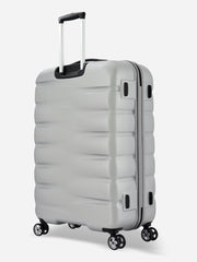 Probeetle by Eminent Voyager VII Large Size Polycarbonate Suitcase Silver Back Side