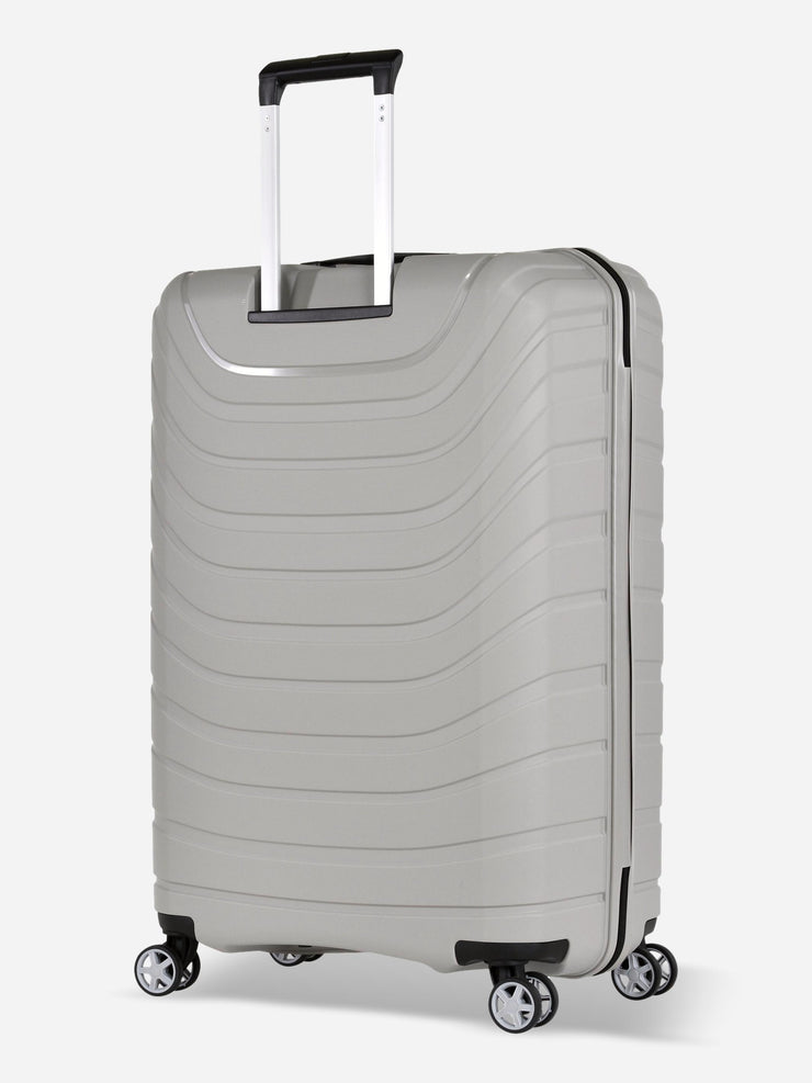 Probeetle by Eminent Voyager XXI Large Size Polypropylene Suitcase Light Grey Back Side