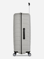 Probeetle by Eminent Voyager XXI Large Size Polypropylene Suitcase Light Grey Side View