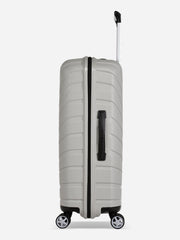 Probeetle by Eminent Voyager XXI Medium Size Polypropylene Suitcase Light Grey Side View