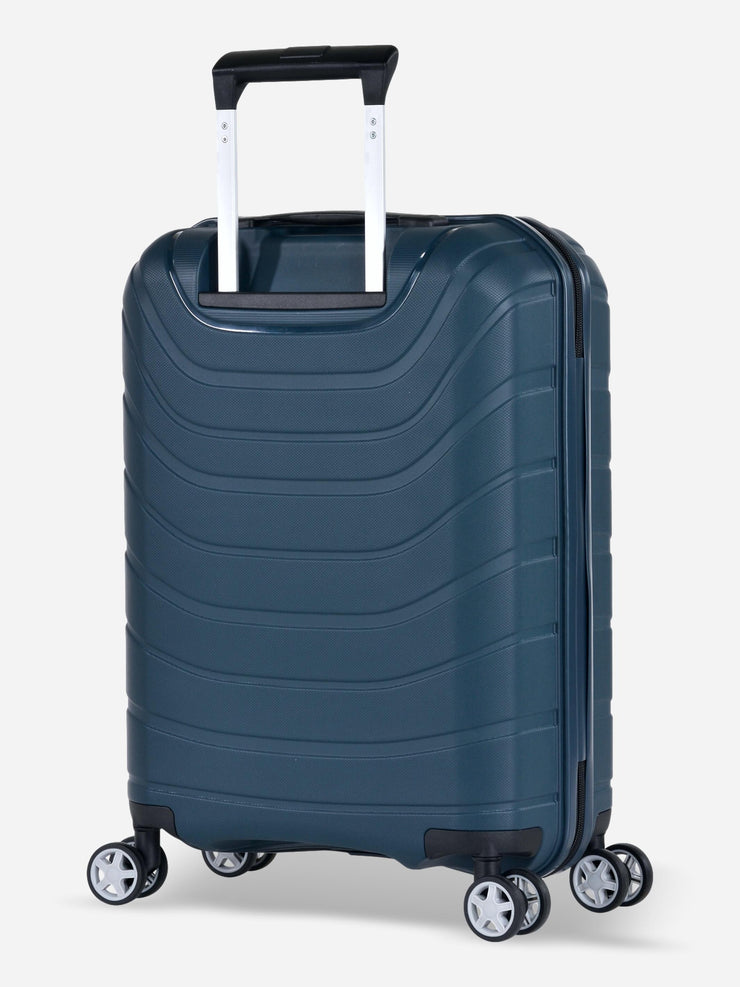Probeetle by Eminent Voyager XXI Cabin Size Polypropylene Suitcase Dark Blue Back Side