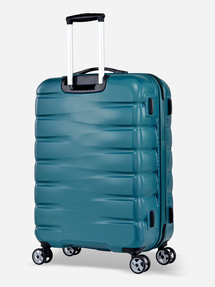 Probeetle by Eminent Voyager VII Medium Size Polycarbonate Suitcase Ocean Blue Back Side