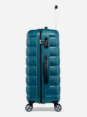 Probeetle by Eminent Voyager VII Medium Size Polycarbonate Suitcase Ocean Blue Side View