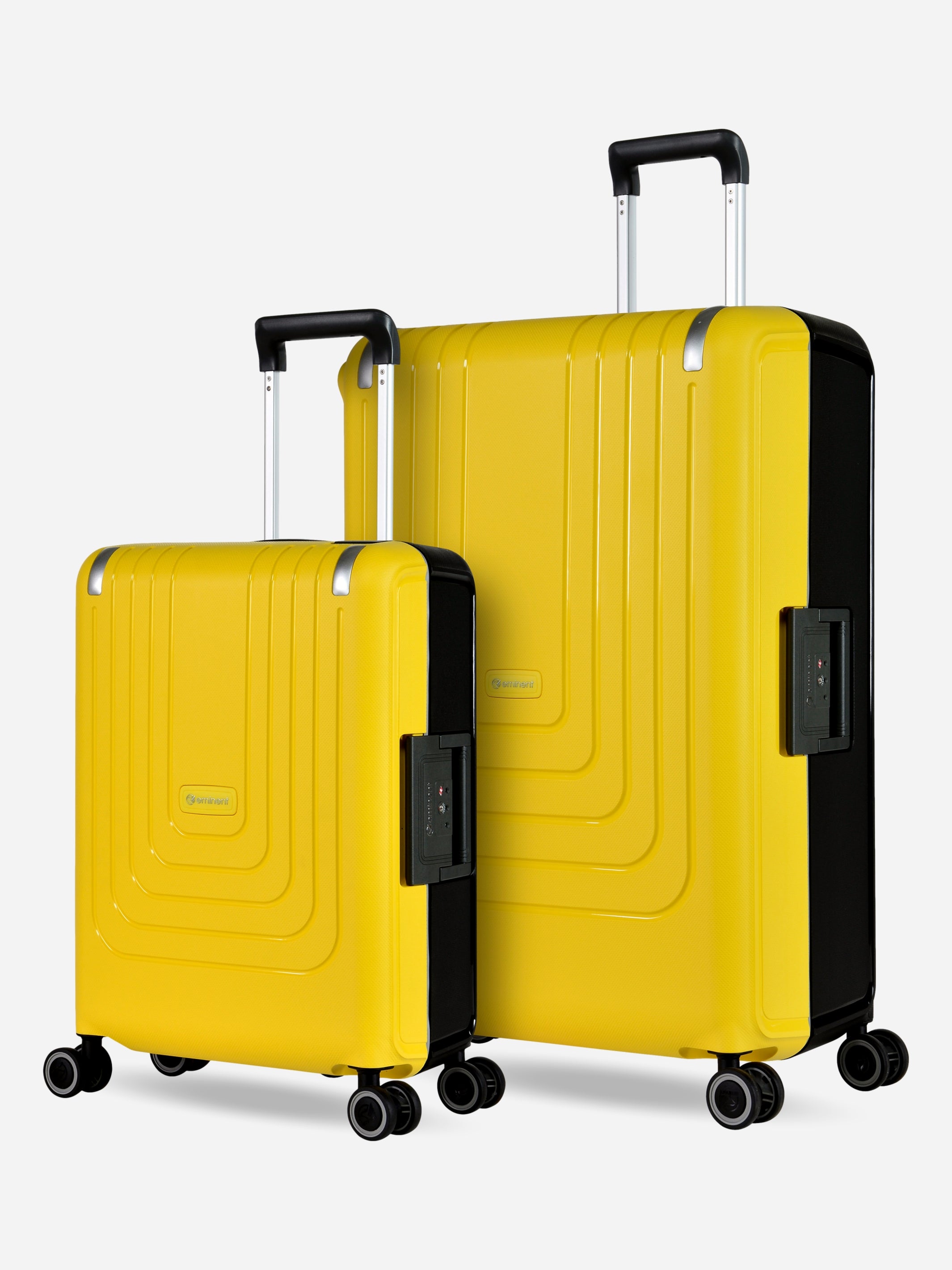 Gelbe Koffer auffallig und lebendig Eminent Luggage