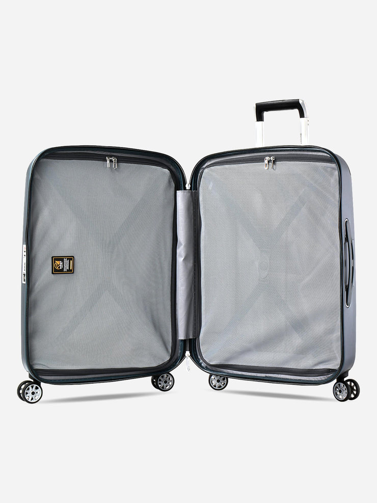Eminent Boulder Graphite Medium Size Luggage Interior View